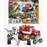 LEGO La cattura dei Velociraptor Blue e Beta, Giochi di costruzione Set da costruzione, 6 anno/i, Plastica, 181 pz, 340 g