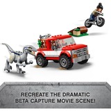 LEGO La cattura dei Velociraptor Blue e Beta, Giochi di costruzione Set da costruzione, 6 anno/i, Plastica, 181 pz, 340 g