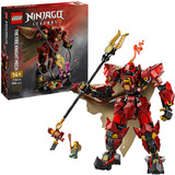 LEGO NINJAGO 71846 Mech Cavaliere del Fuoco, Giocattolo con Action Figure Robot, Minifigure e Mostro Marino, Idea Regalo 14+, Giochi di costruzione Giocattolo con Action Figure Robot, Minifigure e Mostro Marino, Idea Regalo 14+, Set da costruzione, 14 anno/i, Plastica, 996 pz, 1,61 kg