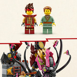 LEGO NINJAGO 71846 Mech Cavaliere del Fuoco, Giocattolo con Action Figure Robot, Minifigure e Mostro Marino, Idea Regalo 14+, Giochi di costruzione Giocattolo con Action Figure Robot, Minifigure e Mostro Marino, Idea Regalo 14+, Set da costruzione, 14 anno/i, Plastica, 996 pz, 1,61 kg