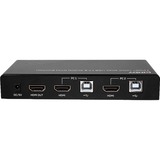 Lindy 32809 switch per keyboard-video-mouse (kvm) Nero, Switch KVM 4096 x 2160 Pixel, 4K Ultra HD, Nero