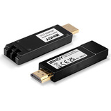 Lindy Extender HDMI 2.0 LWL, Estensione HDMI Nero
