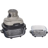 Ninja CRISPi 4-in-1 friggitrice ad aria calda portatile in vetro "Stone" grigio/trasparente