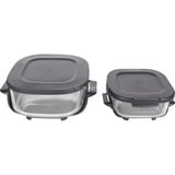 Ninja CRISPi 4-in-1 friggitrice ad aria calda portatile in vetro "Stone" grigio/trasparente