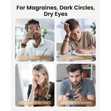 Renpho Massaggiatore per occhi Eyeris 3, Dispositivo di massaggio Nero