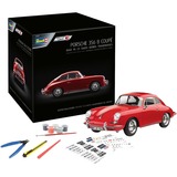 Revell Porsche 356 Modellino di macchina classica Kit di montaggio 1:16, Modellismo rosso, Modellino di macchina classica, Kit di montaggio, 1:16, Porsche 356, Qualsiasi tipo, 127 pz