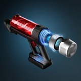 Rowenta RH2078, Aspirapolvere verticale Nero/Rosso