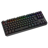 SPC Gear GK630K Tournament tastiera USB QWERTZ Tedesco Nero Nero, Tenkeyless (80 - 87%), USB, Interruttore a chiave meccanica, QWERTZ, LED RGB, Nero