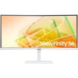 Samsung S65TC Monitor PC 86,4 cm (34") 3440 x 1440 Pixel UltraWide Quad HD LED Bianco, Monitor LED bianco, 86,4 cm (34"), 3440 x 1440 Pixel, UltraWide Quad HD, LED, 5 ms, Bianco