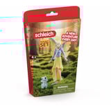 Schleich Set Tascabile! Allevamento di Animali Magici, Gioco figura 