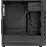 Sharkoon S25-W Midi Tower Nero Nero, Midi Tower, PC, Nero, ATX, micro ATX, Mini-ITX, Acrilico, Metallo, 16,7 cm