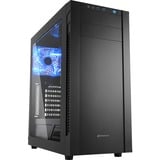 Sharkoon S25-W Midi Tower Nero, Chassis Tower Nero, Midi Tower, PC, Nero, ATX, micro ATX, Mini-ITX, Acrilico, Metallo, 16,7 cm