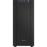 Sharkoon S25-W Midi Tower Nero, Chassis Tower Nero, Midi Tower, PC, Nero, ATX, micro ATX, Mini-ITX, Acrilico, Metallo, 16,7 cm