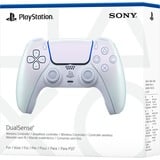Sony S1000044424 periferica di gioco Perlato Bluetooth/USB Gamepad Analogico/Digitale PlayStation 5, iOS bianco, Gamepad, PlayStation 5, iOS, D-pad, Tasto Home, Pulsante Opzioni, Pulsante Condividi, Analogico/Digitale, Con cavo e senza cavo, Bluetooth/USB