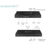 Toshiba Dynabook USB-C Dock ricondizionato, Docking station Nero