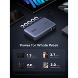 UGREEN PB551 Powerbank 20.000mAh 145W con cavo integrato 