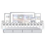 Ubiquiti UNVR Videoregistratore di rete (NVR) Grigio, Registratore video di rete argento, 4 canali, 4 GB, 1000,10000,100000 Mbit/s, Grigio, 1,7 GHz, 100 W