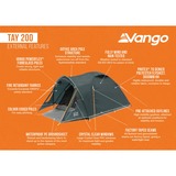 Vango TEUTAY00000000, Tay 200, Tenda blu scuro