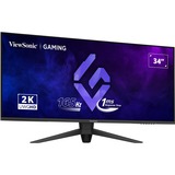 ViewSonic VX Series VX3480-2K-PRO Monitor PC 86,4 cm (34") 3440 x 1440 Pixel UltraWide Quad HD LED Nero, Monitor di gioco Nero, 86,4 cm (34"), 3440 x 1440 Pixel, UltraWide Quad HD, LED, 1 ms, Nero