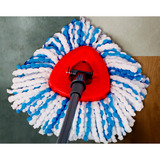 Vileda Set H2PrO Spin Mop, Tergipavimento Nero/Rosso