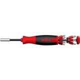 Wiha Cacciavite con caricatore di punte LiftUp 25, 1/4" Nero/Rosso