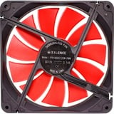 Xilence XPF140.R.PWM sistema di raffreddamento per computer Case per computer Ventilatore 14 cm Nero/Rosso, Ventilatore, 14 cm, 700 Giri/min, 30 dB, 62,05 pdc/min