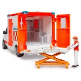 bruder 02676, Veicolo modello rosso/Bianco