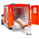 bruder MB Sprinter Ambulanza con autista, Veicolo modello rosso/Bianco