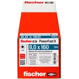 fischer Vite per legno PowerFast II 8,0x160 testa a disco TX 