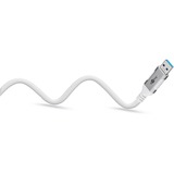 goobay Cavo Ethernet USB-A 3.2 Gen1 con connettore > connettore RJ-45, Scheda di rete bianco