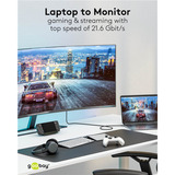 goobay Cavo adattatore USB, connettore USB-C > connettore DisplayPort, 4K 60Hz Nero