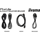 iiyama LH6575UHS-B2AG Nero (opaco)