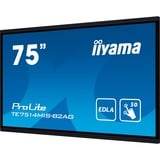 iiyama TE7514MIS-B2AG, Public Display Nero (opaco)