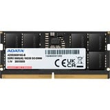 ADATA Premier memoria 16 GB 1 x 16 GB DDR5 262-pin SO-DIMM Data Integrity Check (verifica integrità dati) Nero, 16 GB, 1 x 16 GB, DDR5, 5600 MHz, 262-pin SO-DIMM