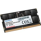 ADATA Premier memoria 16 GB 1 x 16 GB DDR5 262-pin SO-DIMM Data Integrity Check (verifica integrità dati) Nero, 16 GB, 1 x 16 GB, DDR5, 5600 MHz, 262-pin SO-DIMM