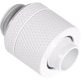 Alphacool Eiszapfen 13/10mm raccordo avvitabile G1/4 - White, Connessione bianco