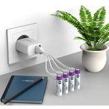 Ansmann 1311-0028, Batteria bianco/Viola