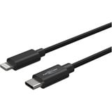 Ansmann Cavo adattatore USB 2.0, connettore USB-C > connettore Lightning Nero