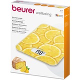 Beurer KS 19 Lemon, 70407, Bilancia da cucina giallo