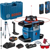Bosch GRL 600 CHV Livella rotatoria 60 m 630-650 nm, Laser rotante blu, 60 m, 1,5 mm/m, 8,5°, 600 m, 600 Giri/min, Orizzontale/Verticale