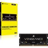 Corsair Vengeance CMSX32GX4M1A3200C22 memoria 32 GB 1 x 32 GB DDR4 3200 MHz Nero, 32 GB, 1 x 32 GB, DDR4, 3200 MHz, 260-pin SO-DIMM