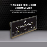 Corsair Vengeance CMSX32GX4M1A3200C22 memoria 32 GB 1 x 32 GB DDR4 3200 MHz Nero, 32 GB, 1 x 32 GB, DDR4, 3200 MHz, 260-pin SO-DIMM