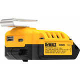 DEWALT Caricatore combinato DCB094K, con funzione powerbank, Caricabatterie Nero/Giallo
