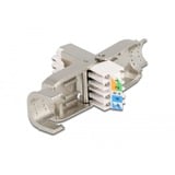 DeLOCK 86927 cavo di collegamento RJ-45 Argento, Spina RJ-45, Argento, Maschio, Dritto, Zinco, Cat6a