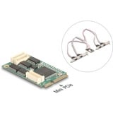 DeLOCK Mini PCIe I/O full size 4 x Seriale RS-232, Estensione dell'interfaccia 