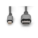 Digitus DB-340106-020-S, Cavo Nero/grigio