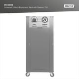 Digitus Rack universale da 19 pollici con ruote, Chassis server rack Nero