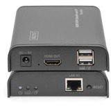 Digitus Set di extender KVM HDMI IP, Switch KVM 