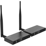 Digitus Set extender/divisore video wireless HDMI > HDMI, 100 metri, Estensione HDMI Nero