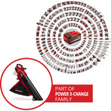 EINHELL Aspiratore per foglie professionale a batteria VENTURRO 36/240, 36 Volt (2x18V), Soffiafoglie / Soffiante rosso/Nero